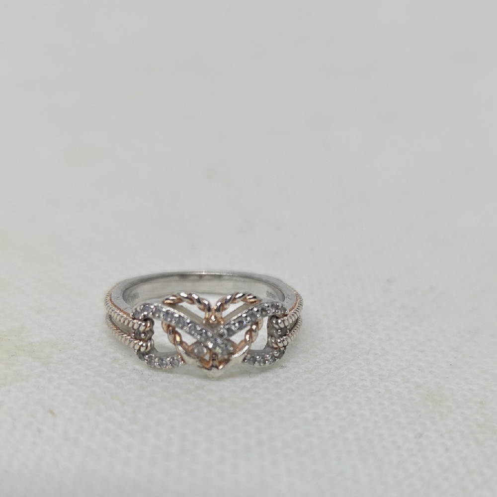 Vancaro Rose Gold Sterling Heart Infinity - Picture 1 of 6